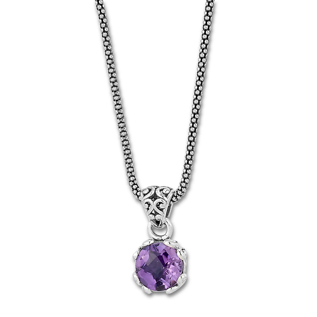 Glow Necklace - Amethyst - February
