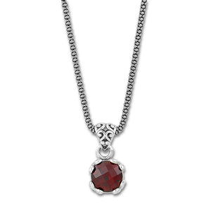 Glow Necklace - Garnet - January