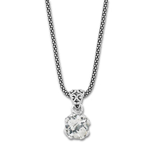 Glow Necklace - White Topaz - April