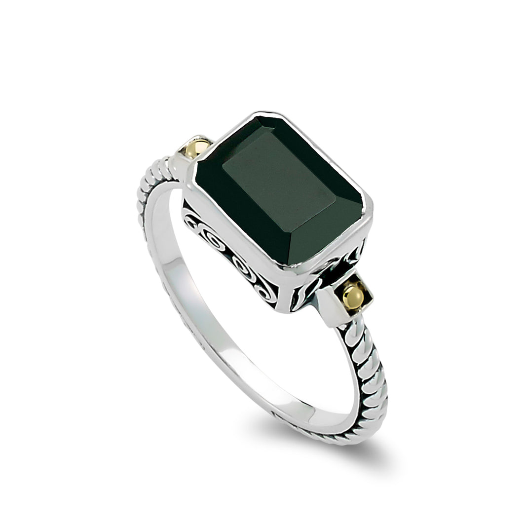 Eirini Ring - Black Spinel - August Alternative