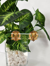 Load image into Gallery viewer, Ferragamo Gancini pearl earrings