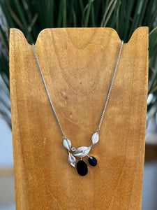 Van Dell Sterling Plum Necklace