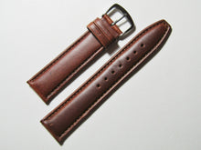 Load image into Gallery viewer, MS881 - 22 mm - Brown Genuine Oil Tan Leather Strap by Hadley Roma