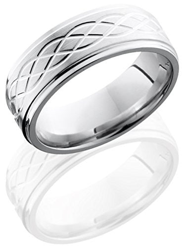 Lashbrook CC8FGECELTIC6 Celtic Knot Wedding Band - Cobalt Chrome