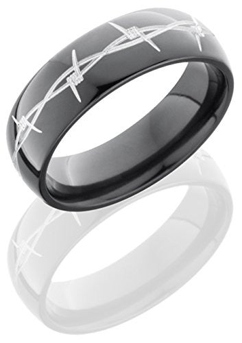 Lashbrook Z7D/BARB Wedding Band - Zirconium