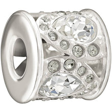 Load image into Gallery viewer, Royal Petals Charm, Black &amp; White - 2083-0450