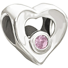 Load image into Gallery viewer, Jeweled Heart, Pink - 2025-0676