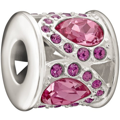 Royal Petals Charm, Pink & Purple - 2083-0452
