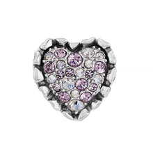 Load image into Gallery viewer, Ruffled Heart Charm - 2025-2175