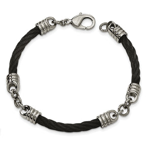 Stainless Steel Black Plated Bracelet