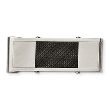 Load image into Gallery viewer, Stainless Steel &amp; Black Carbon Fiber Money Clip