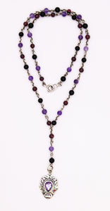 "Y" Style Gemstone Necklace