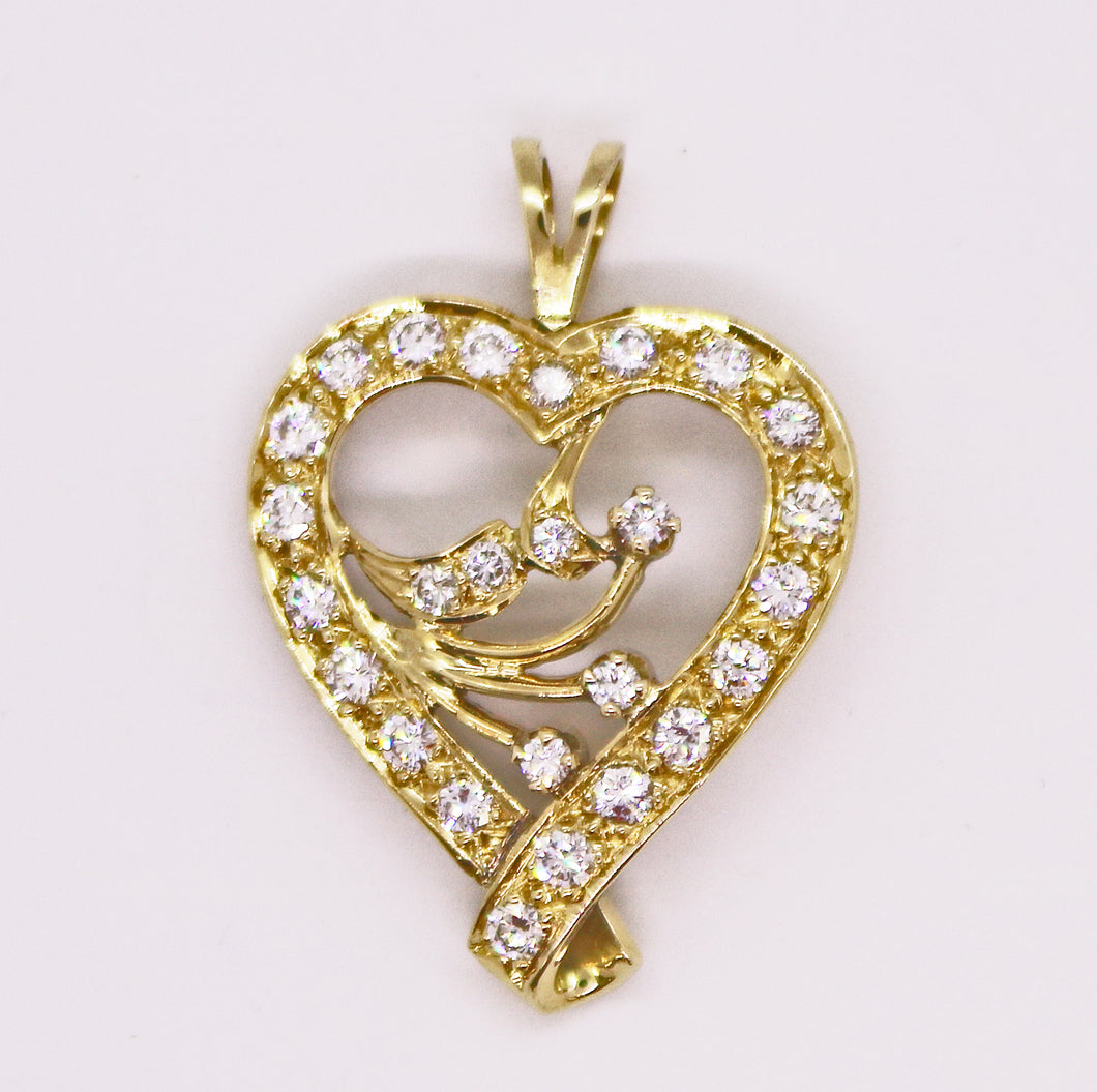Diamond Heart Pendant