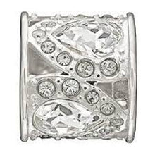 Load image into Gallery viewer, Royal Petals Charm, Black &amp; White - 2083-0450